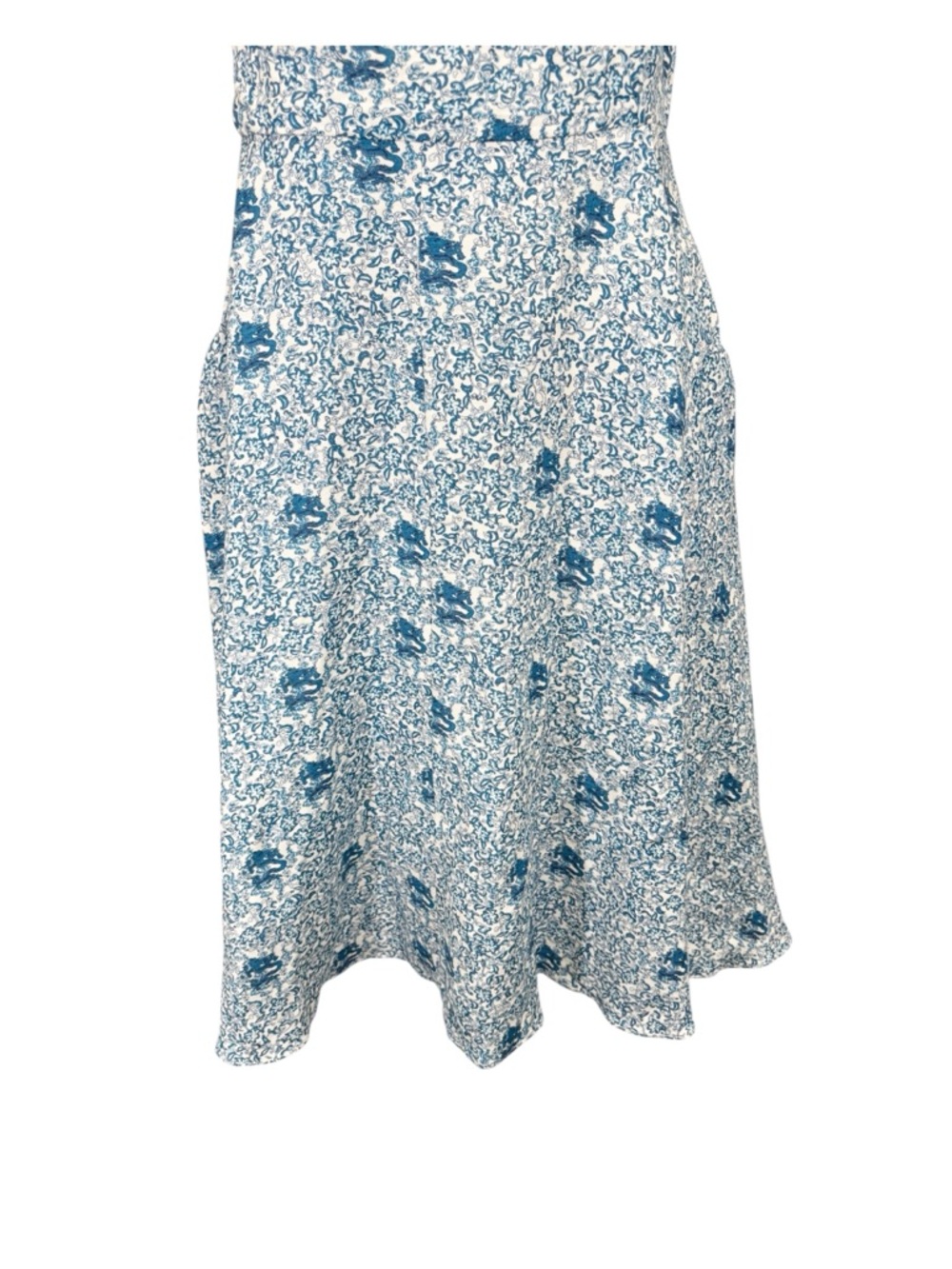 Tuckernuck Dragon Fleur Iris Fit and Flare Linen Dress Size Small - Picture 9 of 13
